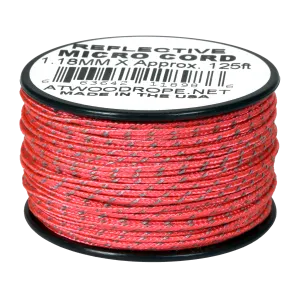 1.18mm Micro Cord Reflective - Pink