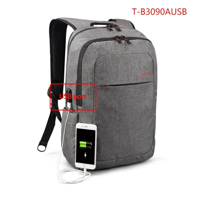 2017 Tigernu Canvas Men's Backpack Bag Brand 14.1Inch Laptop Notebook Mochila for Men Waterproof Back Pack school backpack bag