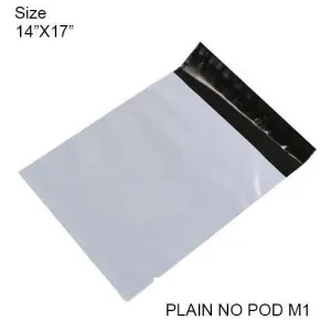 918 Tamper Proof Courier Bags(14X17 PLAIN NO POD M1) - 100 pcs