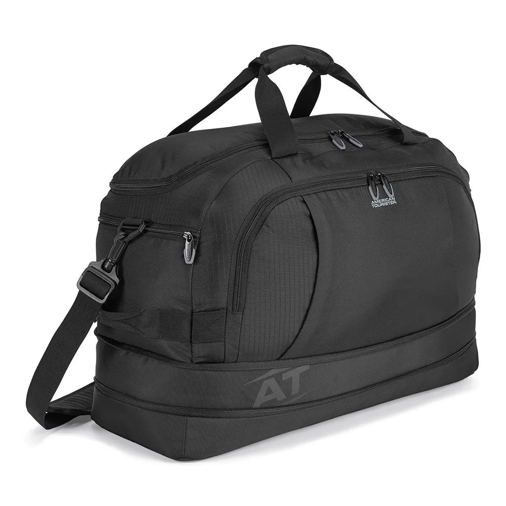 American Tourister Black Voyager Travel Bag