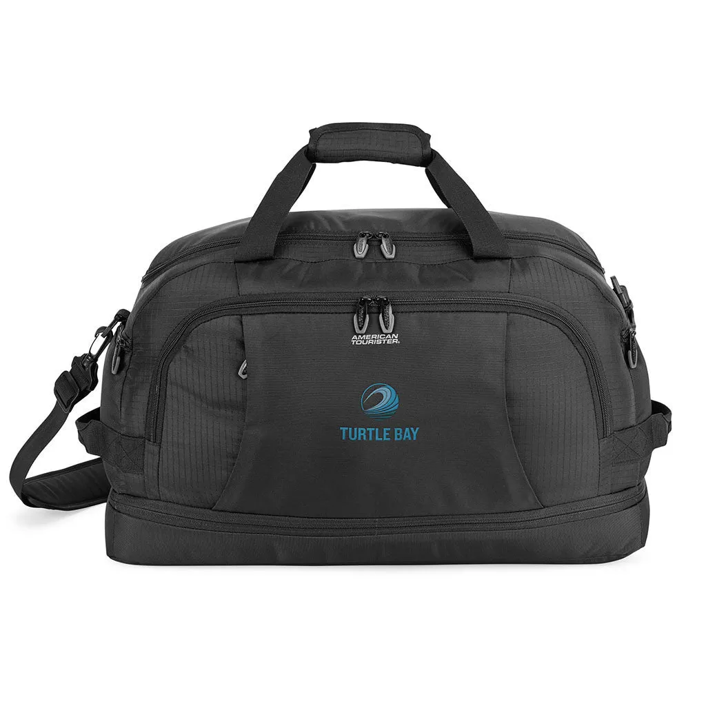 American Tourister Black Voyager Travel Bag