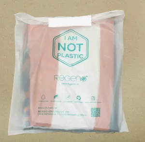 Biodegradable Water-Soluble Garment Packing Bags - Pack of 100 - Medium