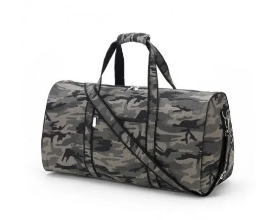 Black Camo Duffel Bag