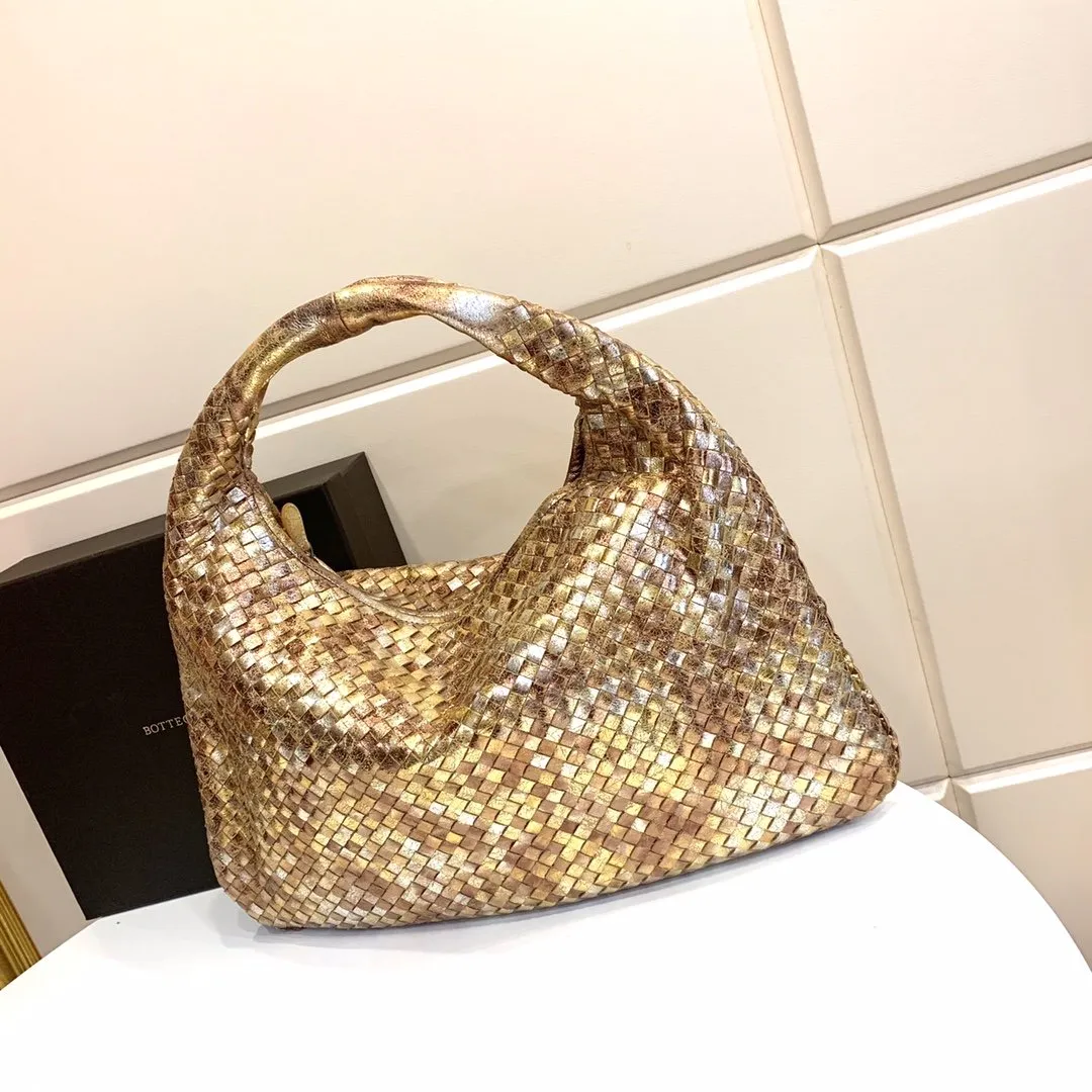 BV Hobo Bag Gold, For Women, Bags 16.9in/43cm