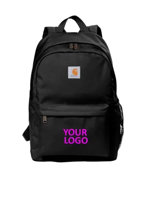 Carhartt Canvas Branded Backpacks, Black