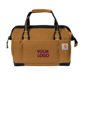 Carhartt Foundry Series 14 Customized Tool Bags, Carhartt Brown