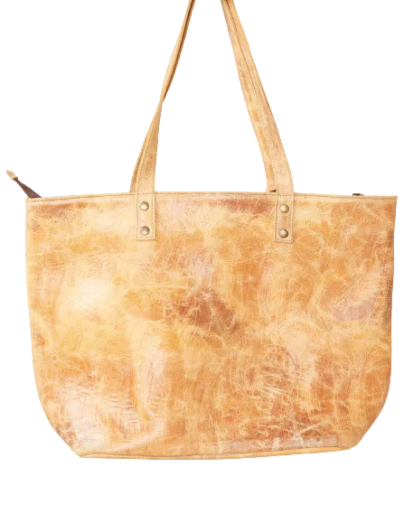 Corral Women's Distressed Leather Tote Bag