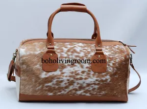 Cowhide Travel Bag Speckled