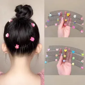 Cute Cartoon Design Hair Comb Strip Kids (Pack of 4) (Random Design)