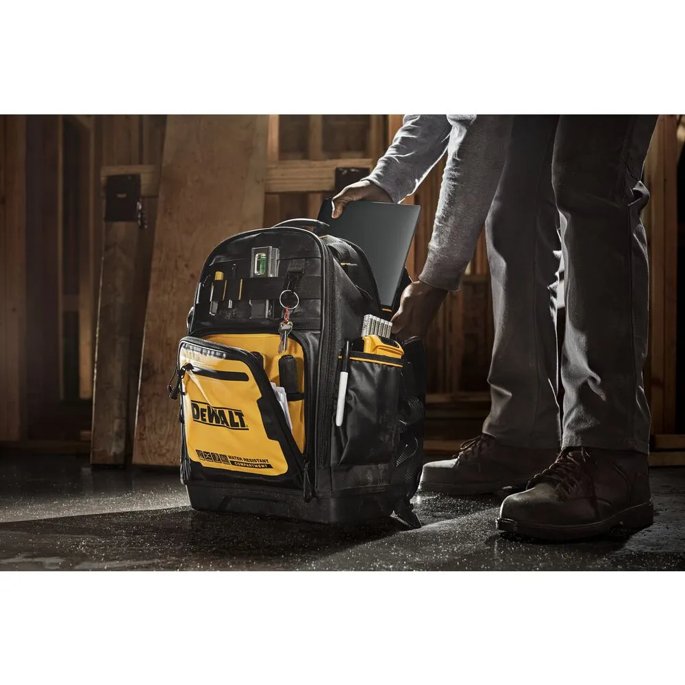 DeWALT DWST560102 PRO Durable Denier Fabric Backpack w/ 43 Pockets