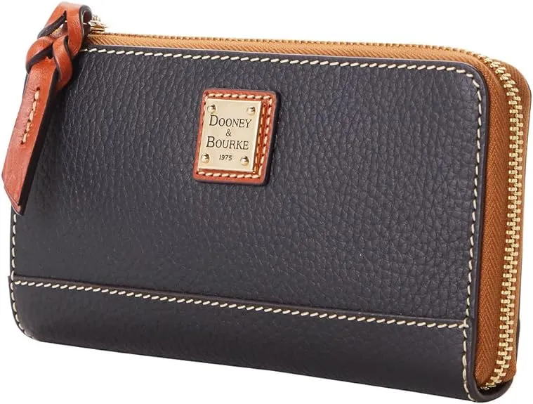 Dooney & Bourke Bag, Pebble Grain Zip Strap, Black