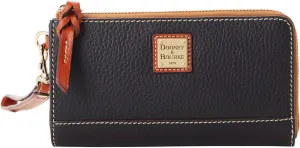 Dooney & Bourke Bag, Pebble Grain Zip Strap, Black