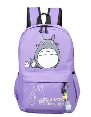 Drop shipping Totoro Backpack 3D printing travel softback women mochila School space backpack notebook girls backpacks 2017 new