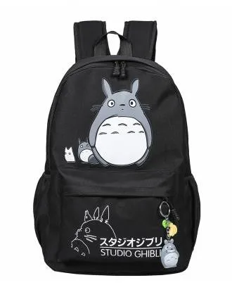 Drop shipping Totoro Backpack 3D printing travel softback women mochila School space backpack notebook girls backpacks 2017 new