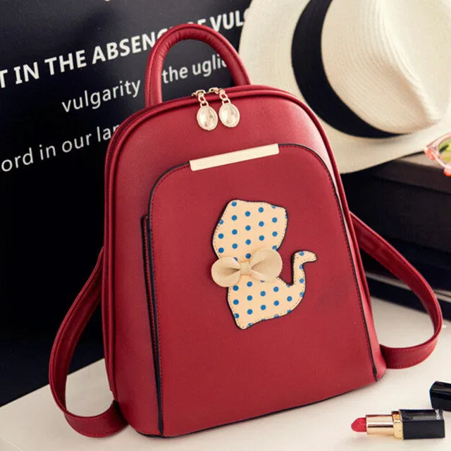 FLYING BIRDS women backpack fashion women leather Backpacks ladies girls school bags shoulder bags female travel bag LM3963fb