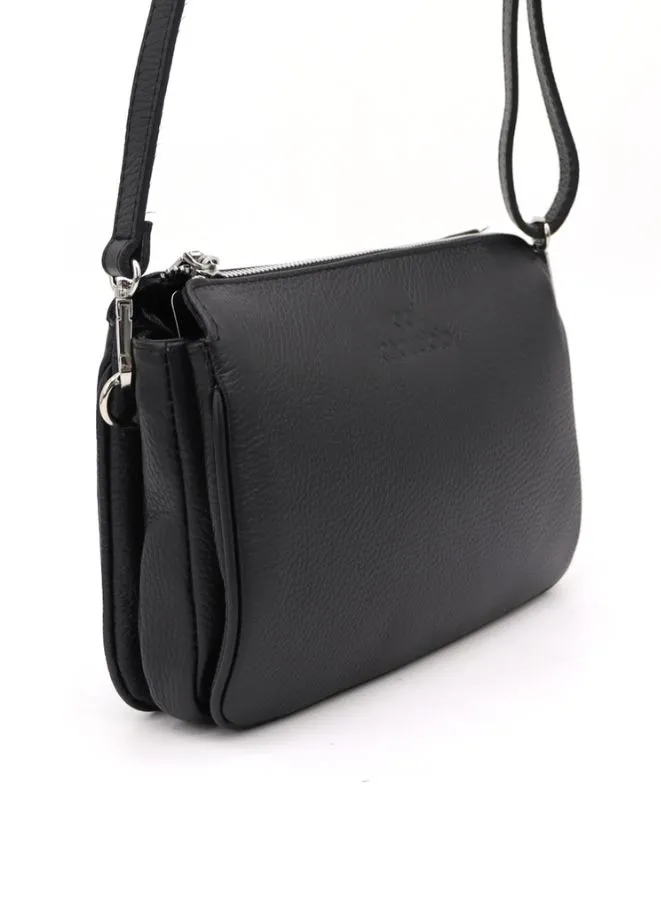 Gai Mattiolo Genuine Leather Crossbody Bag with Removable Shoulder Strap