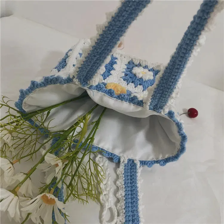 Hand-knitted Yarn Bag