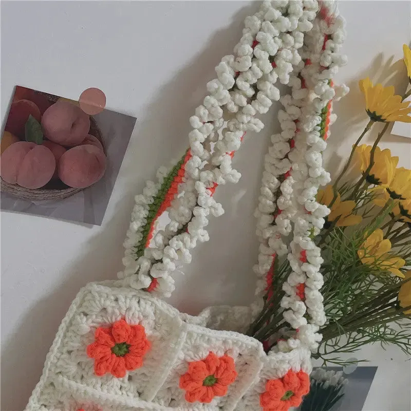 Hand-knitted Yarn Bag