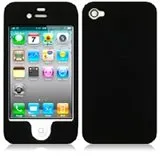 iPhone 4  Hybrid Armour Hard Case Black