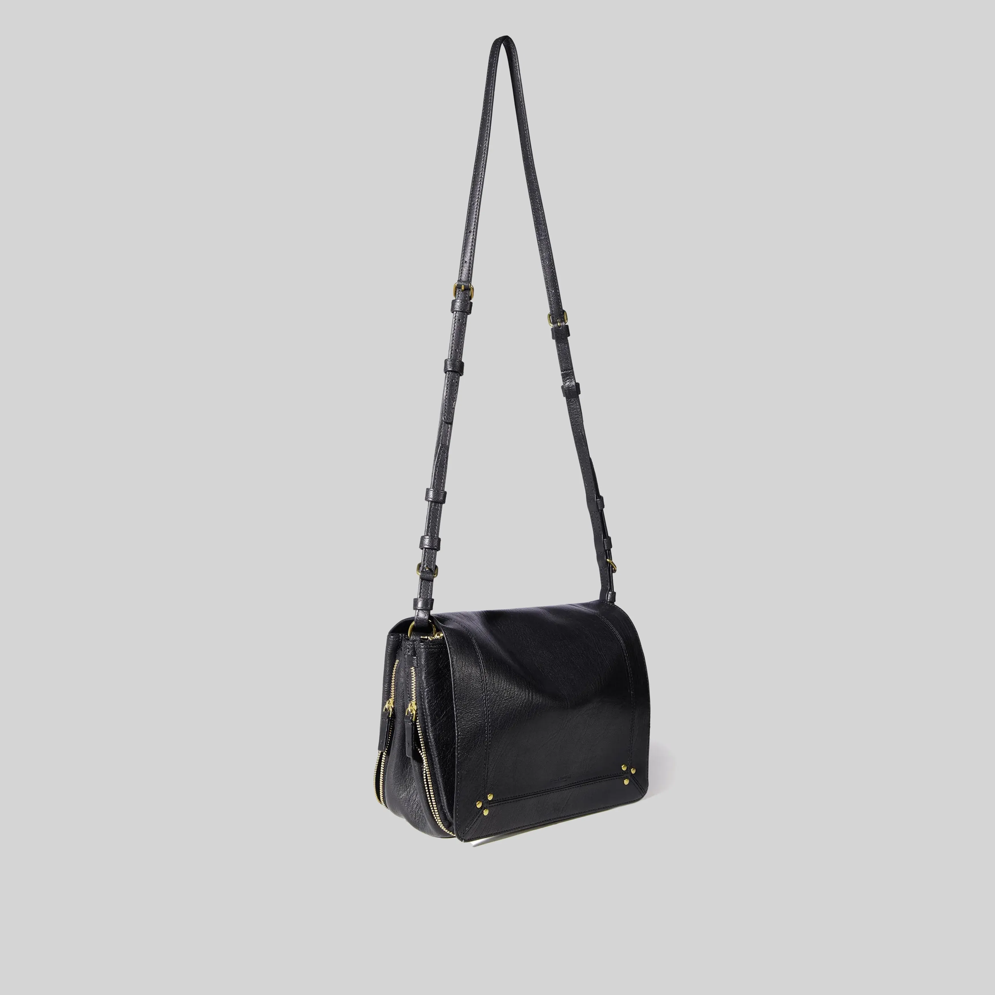 JEROME DREYFUSS BAG IGOR CH NOIR