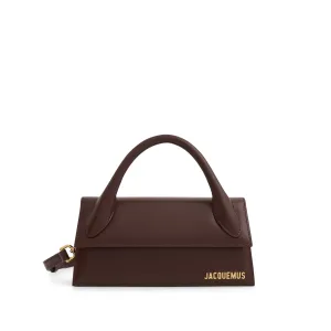 Le Chiquito Long Leather Bag in Brown