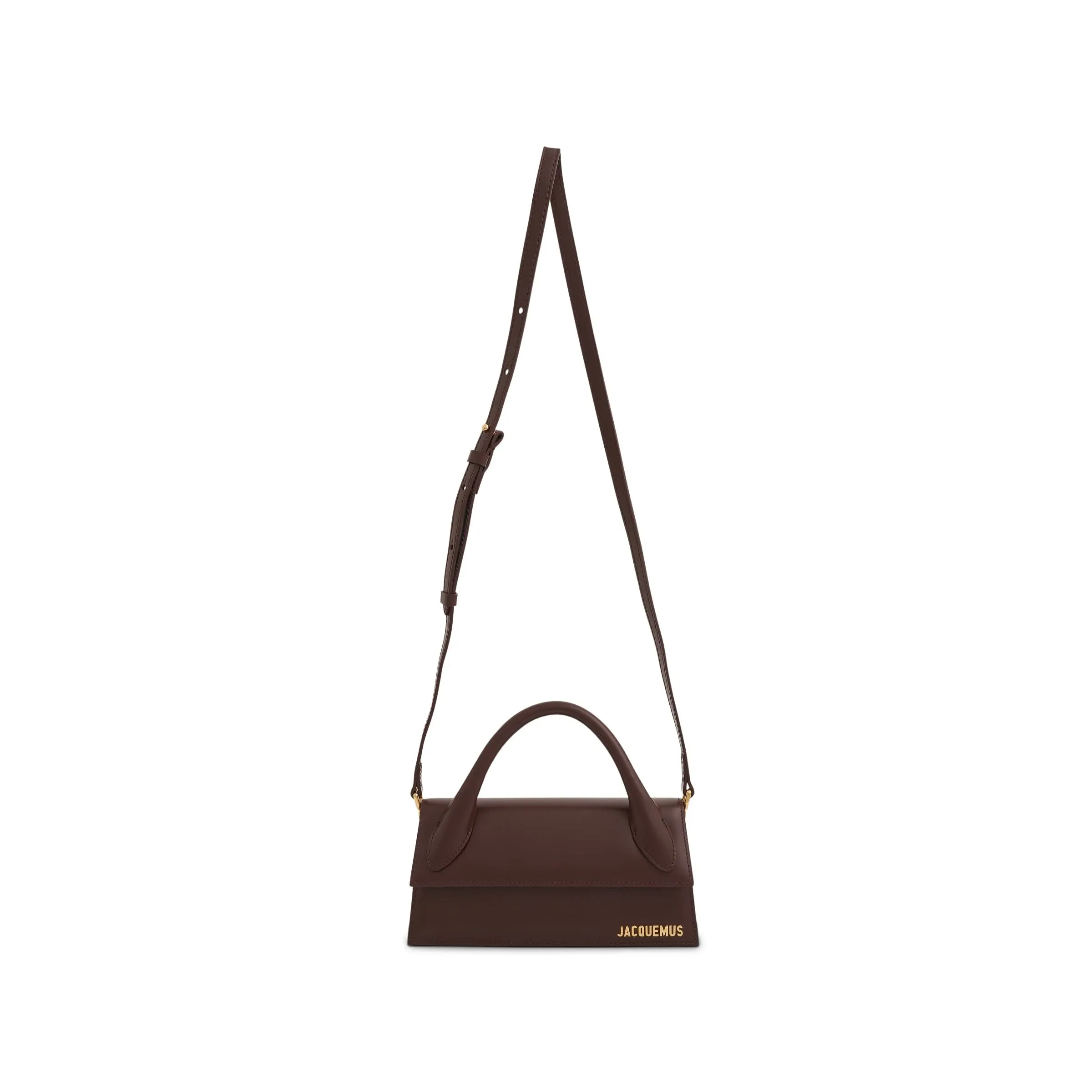 Le Chiquito Long Leather Bag in Brown