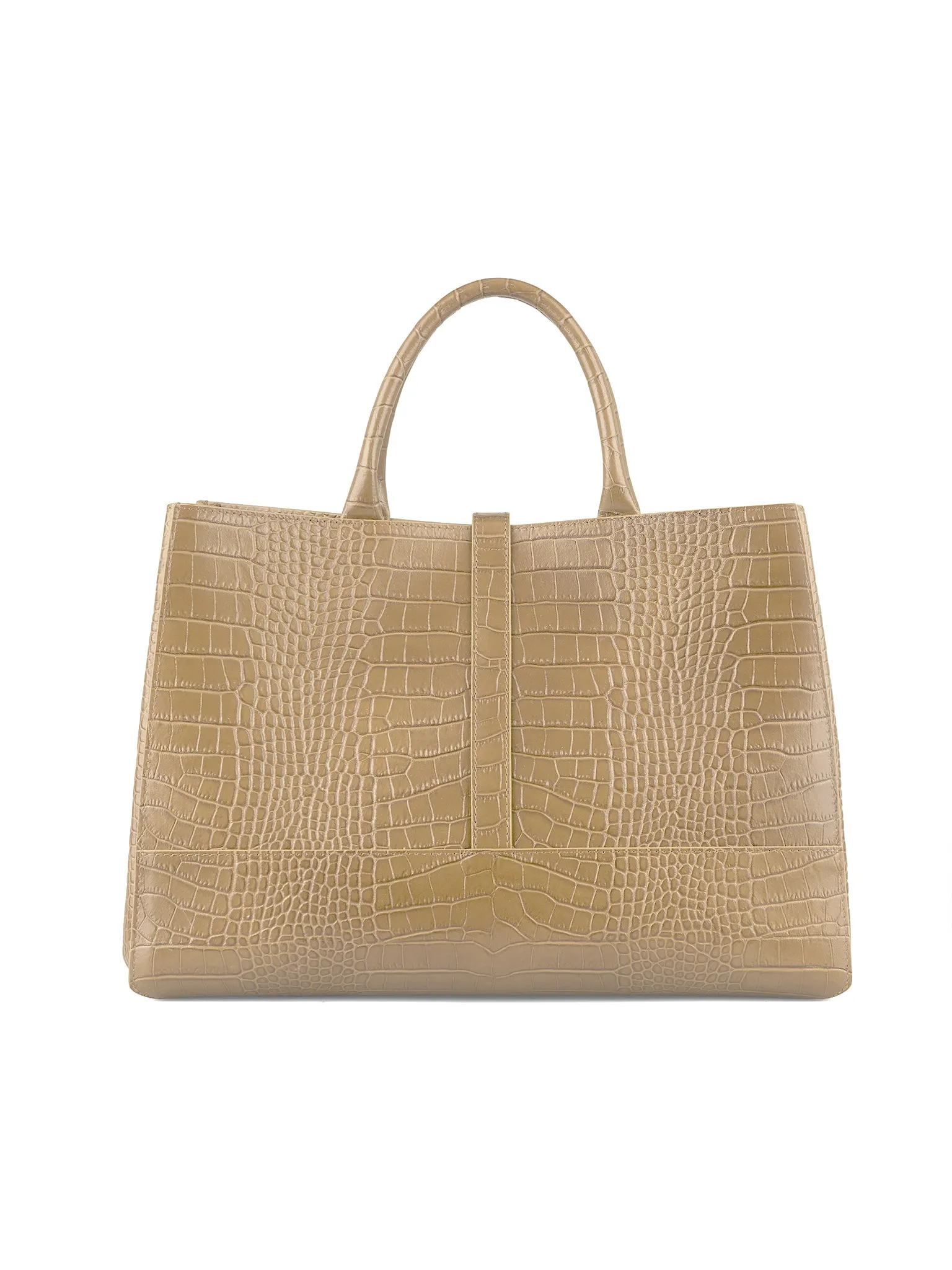 Lola Croco 15" - Light Beige