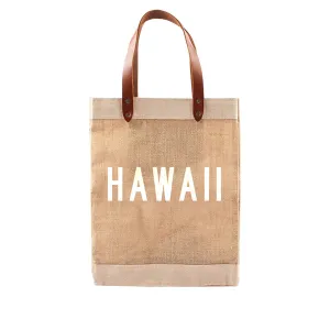 Market Tote Hawaii  (White Lettering)