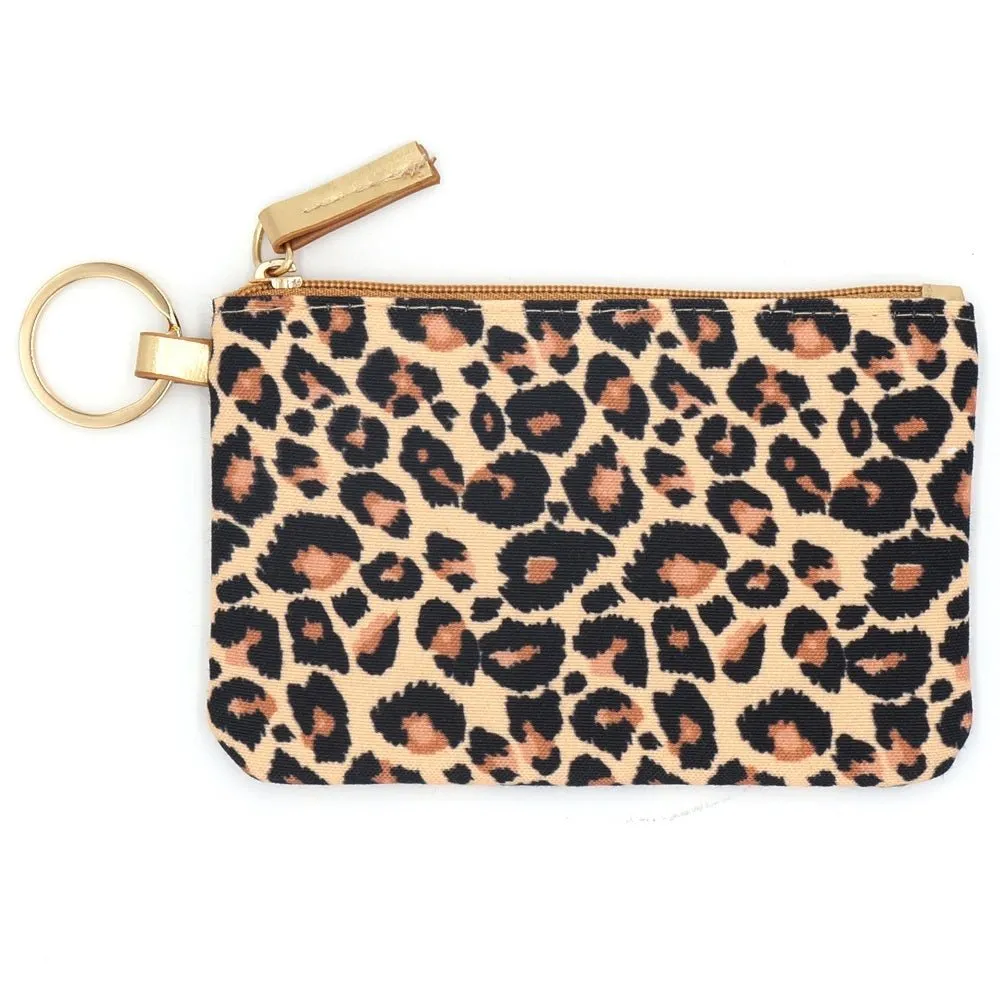 MB0154 Leopard Lanyard ID Wallet