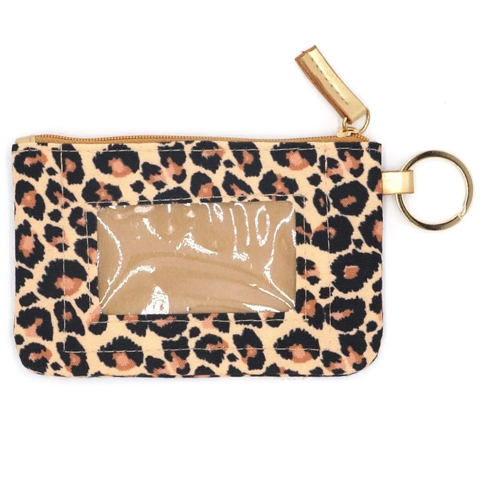 MB0154 Leopard Lanyard ID Wallet