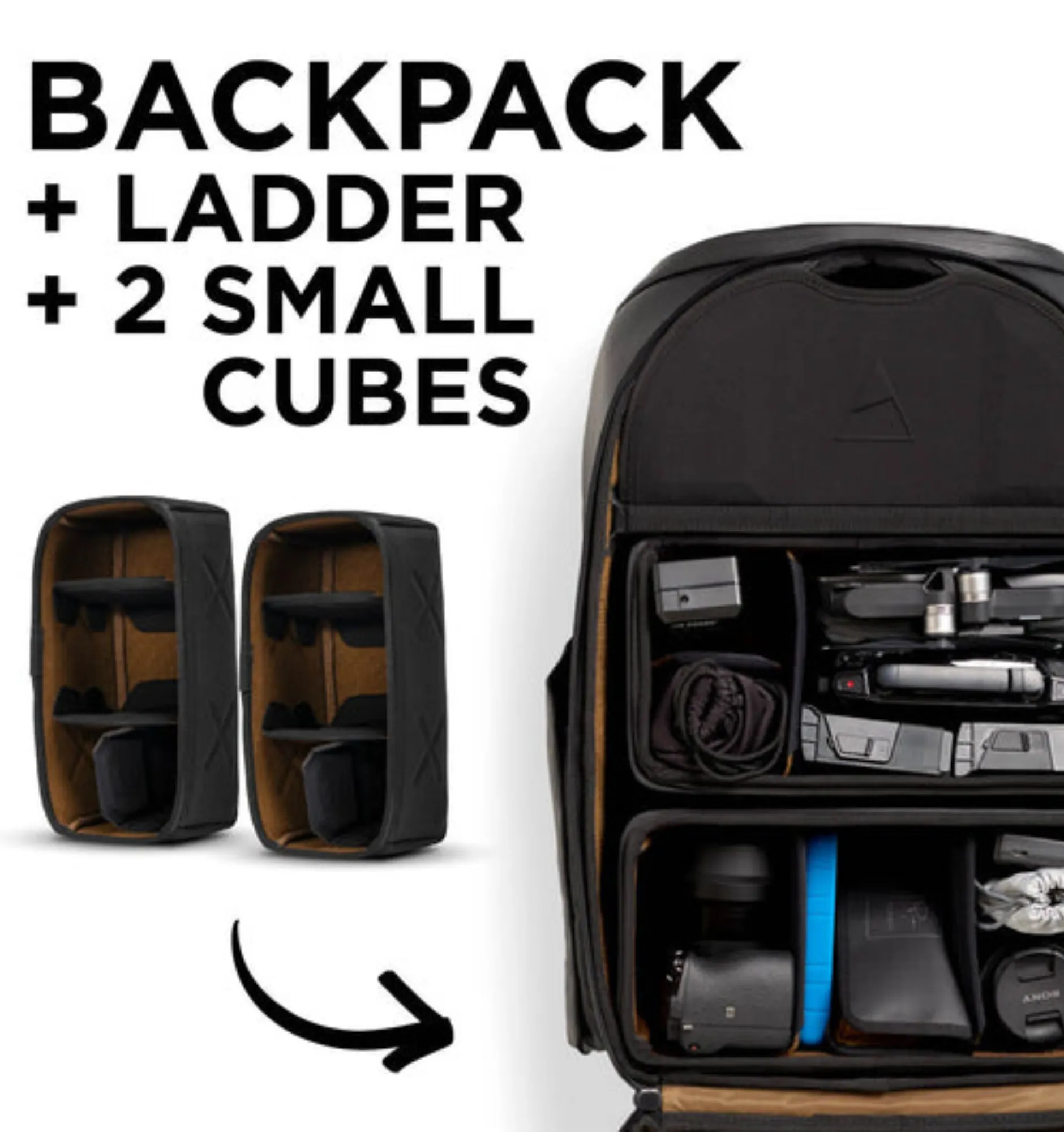 Nomatic McKinnon Camera Backpack 25L (with 2 Small Cubes)