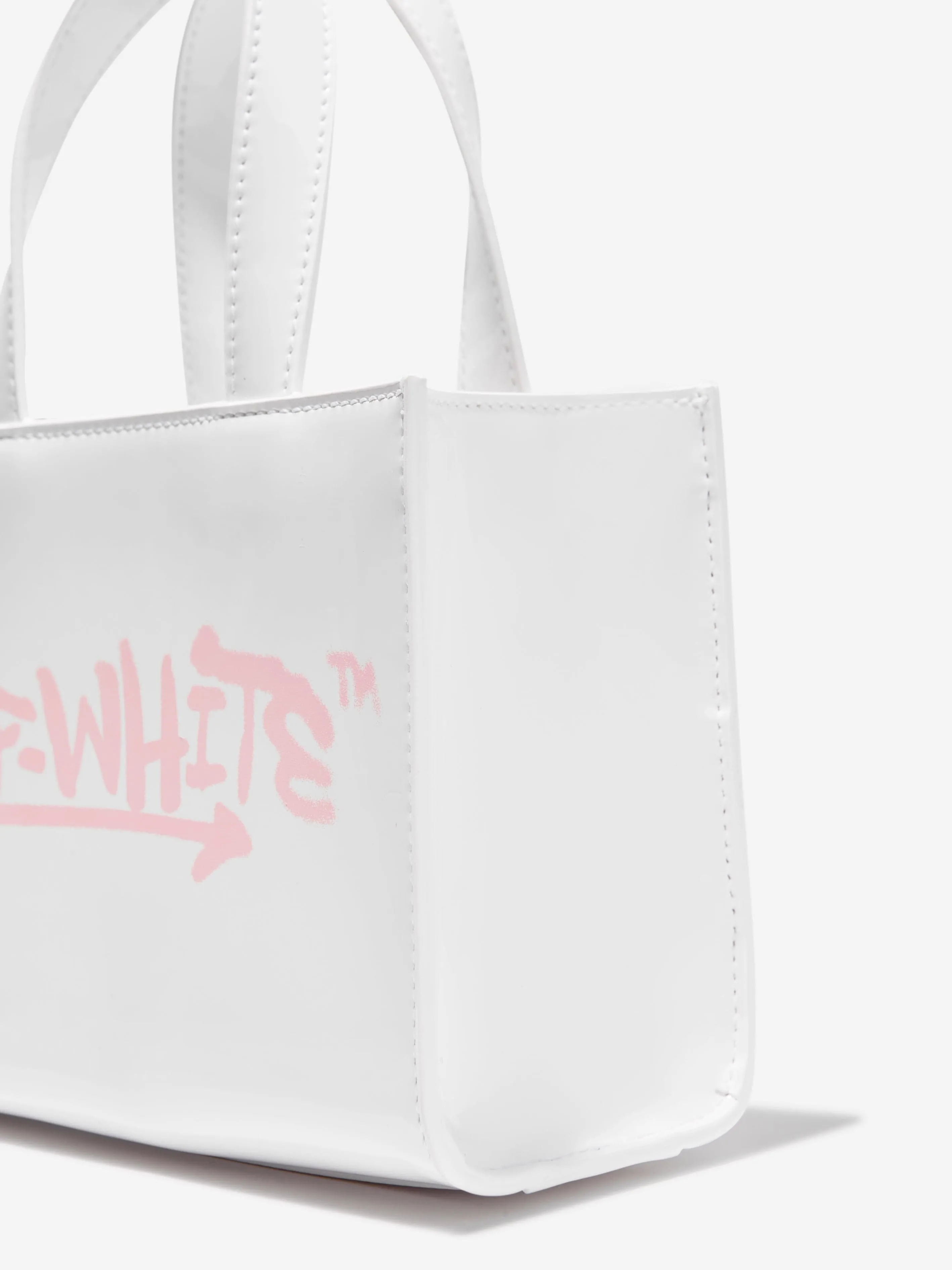 Off-White Girls Off Graffiti Mini Bag in White