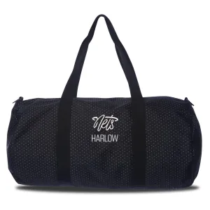 Personalized Brooklyn Nets Script Nets Specialty Duffel Bag