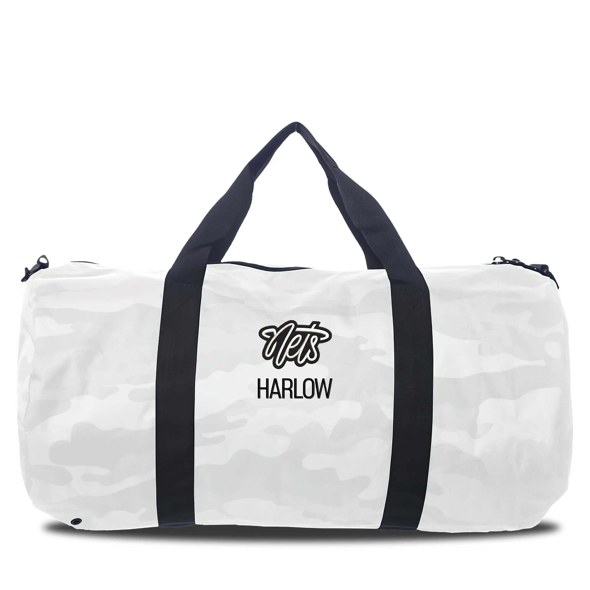 Personalized Brooklyn Nets Script Nets Specialty Duffel Bag