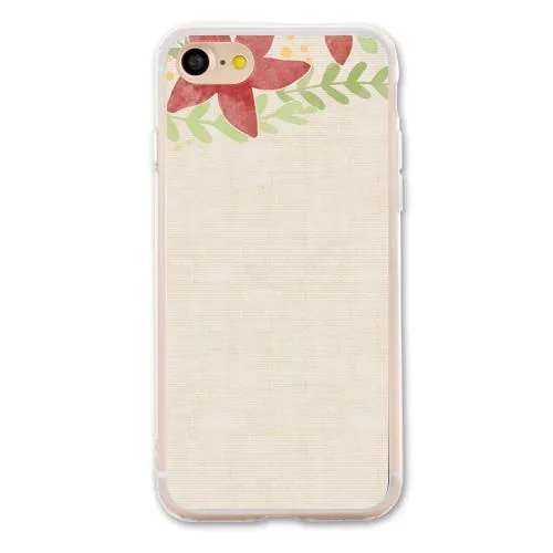 Poinsettia Designer Phone Cases