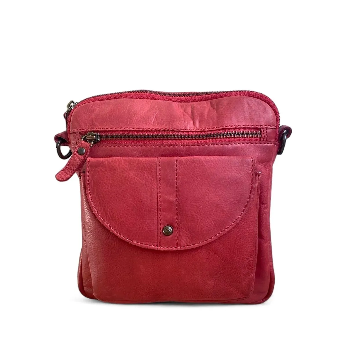 Rugged Hide - RH-4911 Helen Leather Crossbody Bag