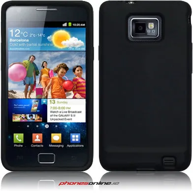 Samsung Galaxy S2 i9100 Silicone Case Black