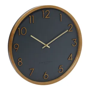 Scarlett | Silent Wall Clock | Charcoal