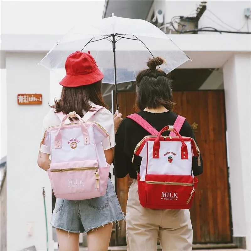 Strawberry Milk Backpack