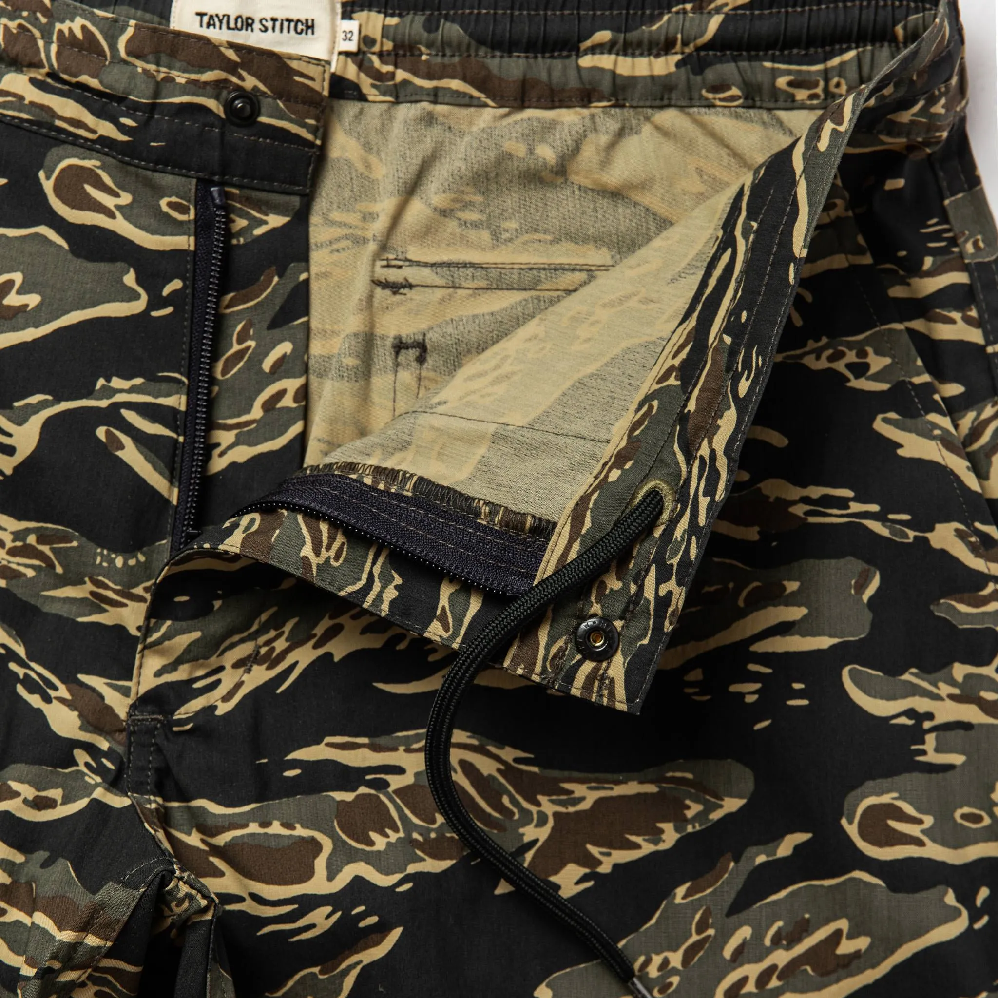 The Adventure Short in Tiger Camo