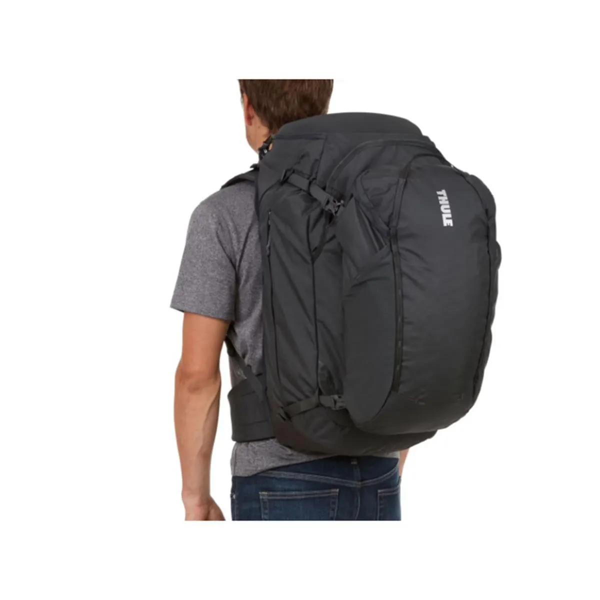 Thule Men's Landmark 70L Travel Backpack with Detachable Daypack