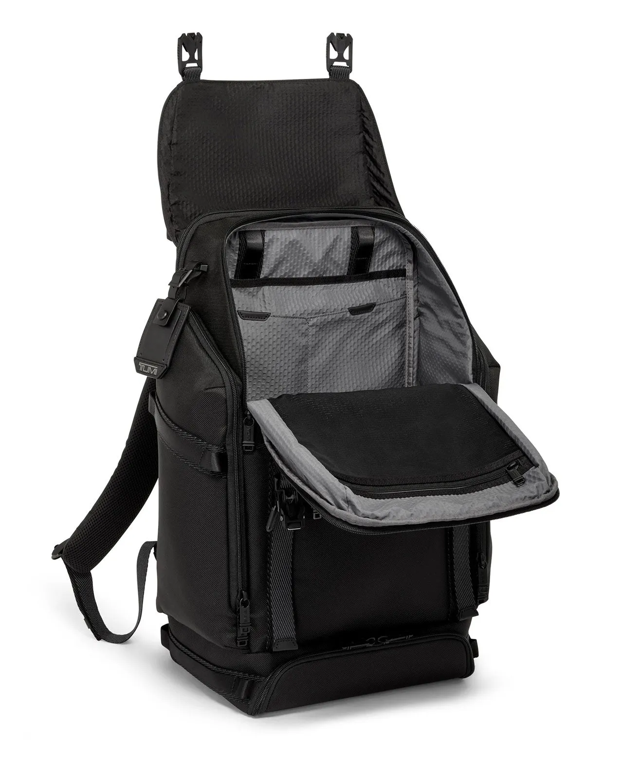 Tumi Expedition Flap Custom Backpacks, Black