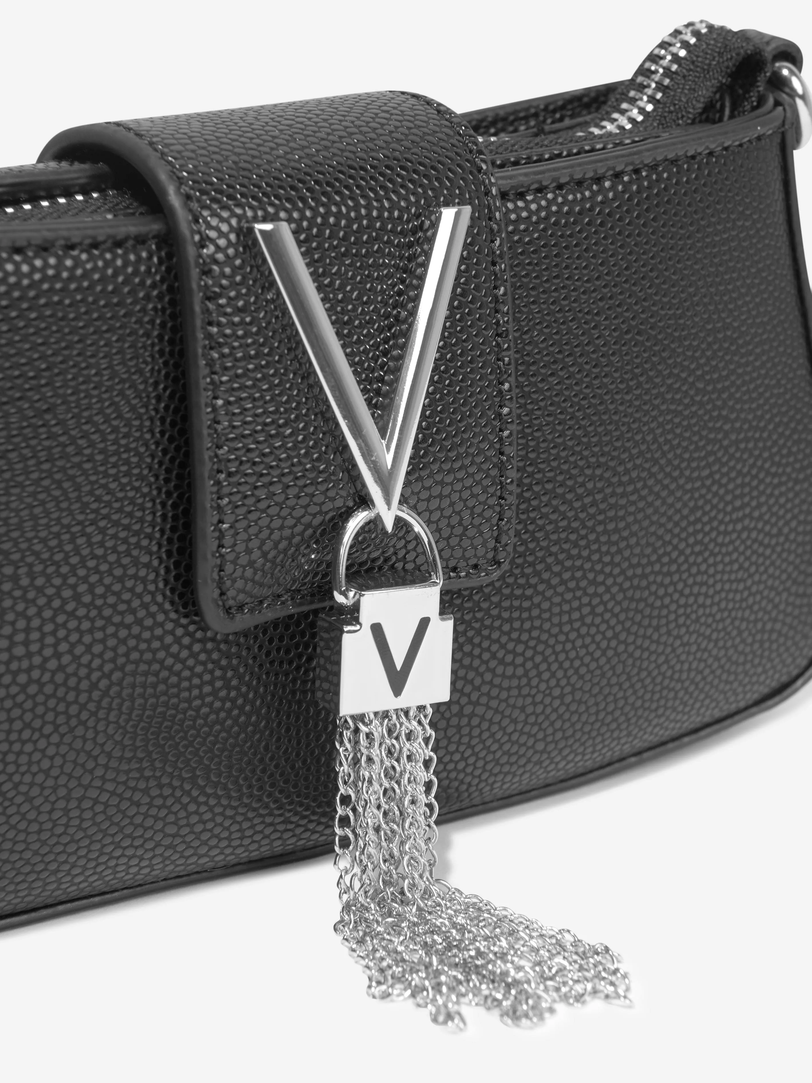 Valentino Girls Divina Baguette Bag in Black