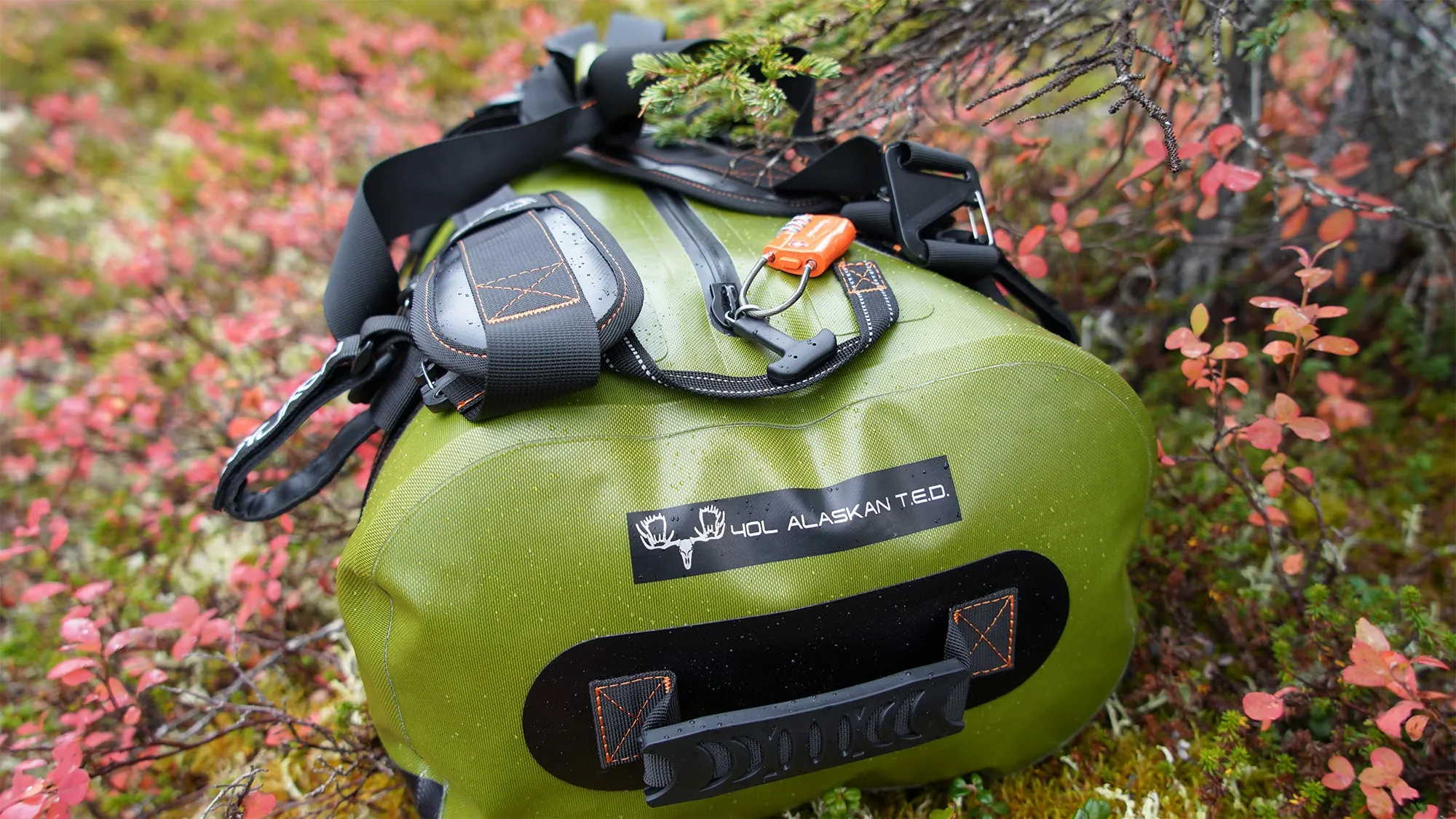 Waterproof Duffel Bag by Koyukon®- 90L Alpine Green