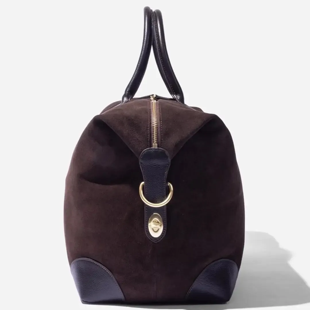 Weekend Bag - Brown Suede by Baron