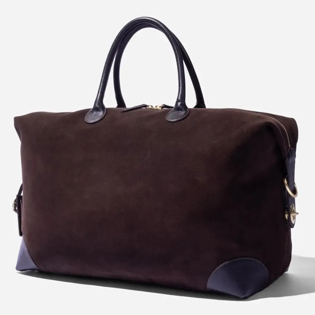 Weekend Bag - Brown Suede by Baron