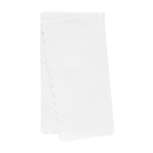 White Scallop Tissue Paper